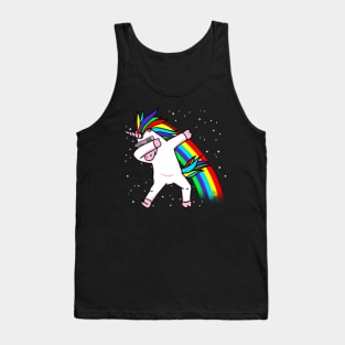 Dabbing Unicorn Dab Dab Dance Tank Top